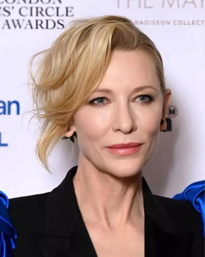 Cate Blanchett con occhi profondi