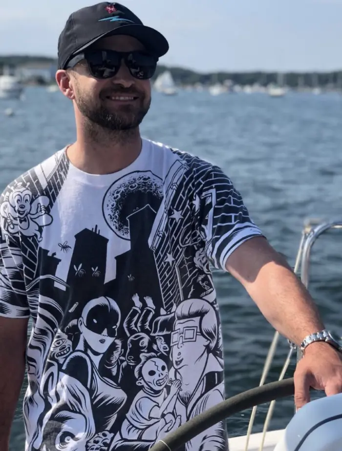 Justin Timberlake con occhiali