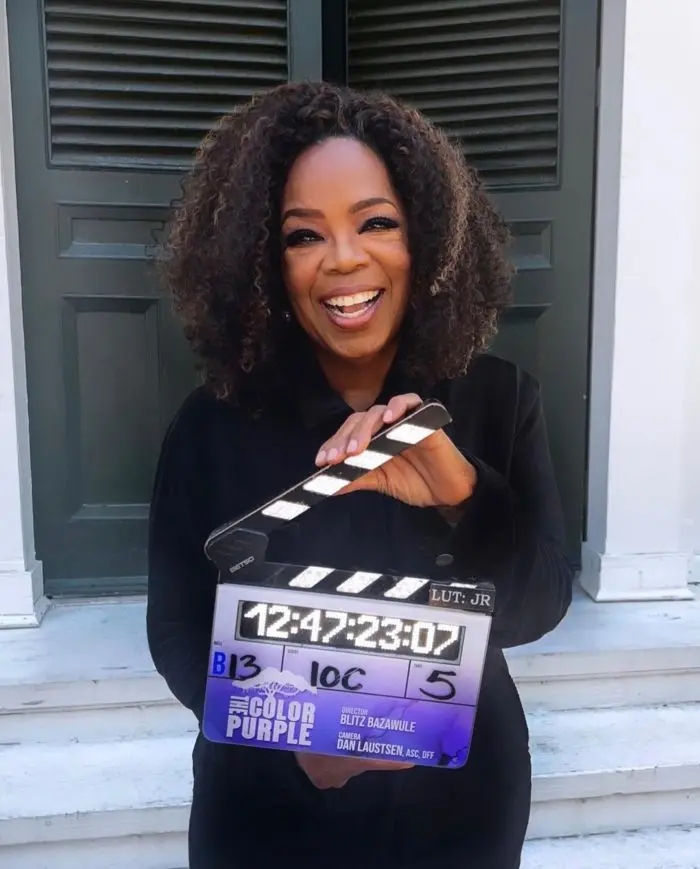 Oprah Winfrey con occhi profondi