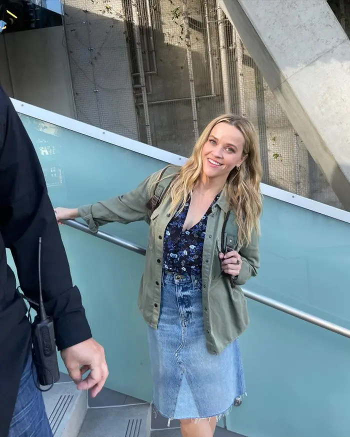 Reese Witherspoon Celebrità con Rughe Intorno agli Occhi