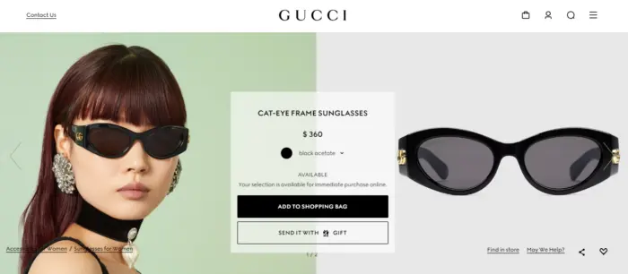 come identificare occhiali Gucci falsi